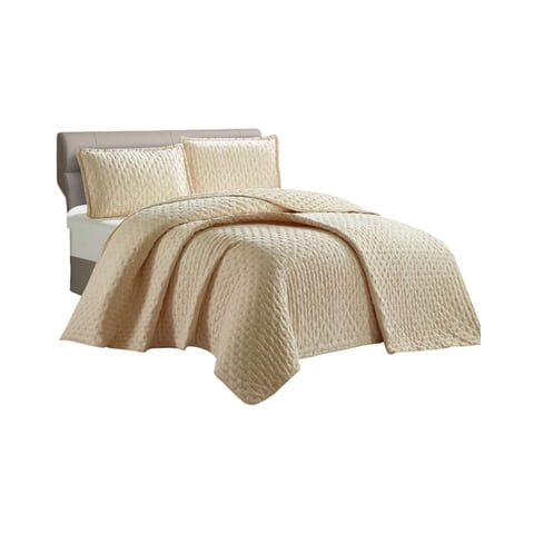 Tengfei - Quilt 2 Plazas De Lujo Extra Suave Con Relieves De Tufting