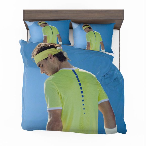 Rafael Nadal Wimbledon Tennis Quilt Duvet Cover Set Bedspread Home Textiles Kids3-Piece Bedding Set