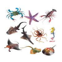 Bothyi - 10 Uds. Modelo De Animales Realistas, Juguete Educativo Para Niños, Animales Marinos Falsos Para Niños