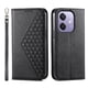 thumbnail image 2 of Funda Flip FOXDOCK para OPPO A3 4G/5G , Estilo Billetera con Diseño Rombo, Correa de Mano y Soporte, Uso Diario, 2 of 5