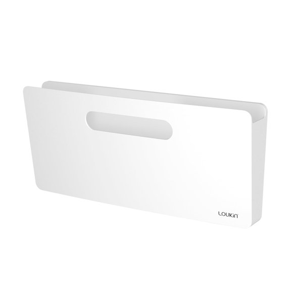 Portapapeles Loukin 33x5x15 cm Blanco con Montaje Magnético