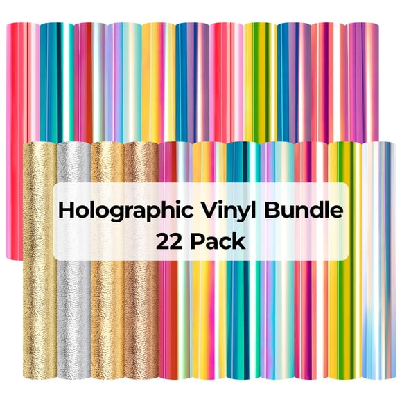 Vinilo HTVRONT Pack de 22 piezas 30 cm colores surtidos