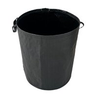 Ioensy - Bolsa Reutilizable Para Hojas De Jardín Con Asas, Bolsa Para Recortes De Hierba, Bolsa De Jardinería, Color Negro, 272L