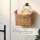 thumbnail image 2 of Set de 2 cestas colgantes de mimbre 84ECO Hyacinth Natural, 2 of 7