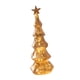 thumbnail image 3 of Figura De árbol De Navidad De Cristal Con Luz, Decoración Navideña Para Ventana, Hogar, Festival, L, Dorado, 3 of 3