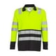 thumbnail image 2 of Polera Polo Alta Visibilidad M/L Hombre Cinta Reflectiva UPF50+ Amarillo, 2 of 7