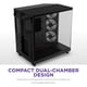 thumbnail image 3 of Funda NZXT H6 Flow RGB Mid-Tower con 3 ventiladores RGB, color negro, 3 of 9
