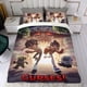 thumbnail image 4 of ¡Maldiciones! Conjunto de sábanas temático, trío de piezas, cómodo y amigable con la piel, diseño único, regalo de decoración para el hogar para familiares, amigos y fans, 90 cm * 190 cm, 4 of 6