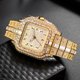 thumbnail image 3 of Reloj Glamoroso de Hombre con Pedrería - Esfera Grande Audaz, Movimiento de Cuarzo Premium, Accesorio de Pulsera Elegante para Creadores de Tendencias, 3 of 11