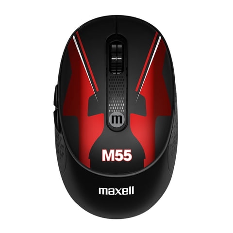 Mouse Inalámbrico Maxell Diseño Race 4000Dpi Usb/Usb-C M55