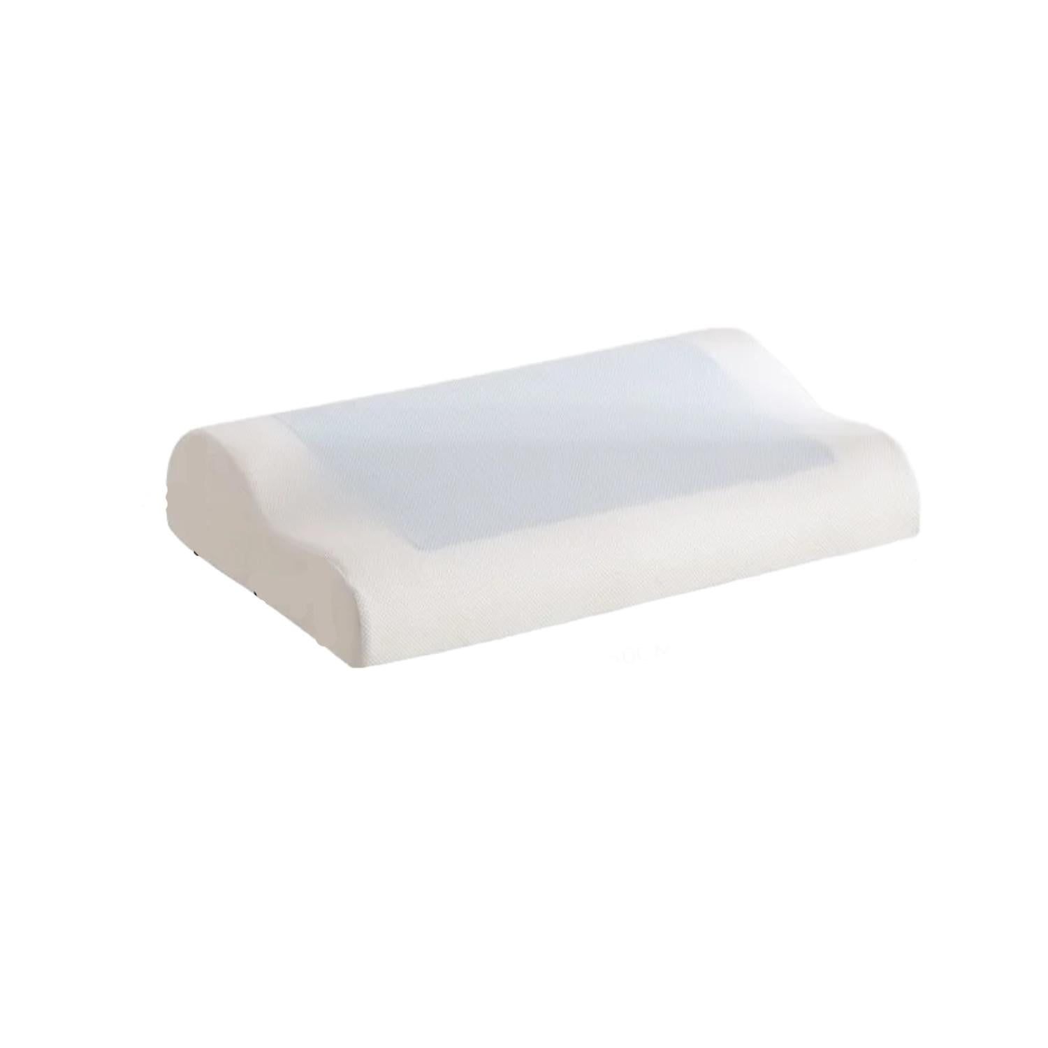 Maxcare - Almohada Viscoelastica Contour Bamboo Gel 60x36x12/8 Blanco