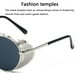 thumbnail image 5 of Gafas de sol Steampunk para hombre y mujer, con protección lateral, redondas, estilo vintage Steampunk, 5 of 8