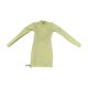 thumbnail image 1 of Vestido Ajustado Elástico Con Mangas Y Cremallera Lateral Para Mujer, Escala 1/6, Color Verde Claro, 1 of 5