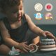 thumbnail image 2 of Moonkie Stacks of Circles Soft Teething Toy Educational Learning Rings, 2 of 3
