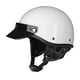 thumbnail image 4 of Casco De Moto Cómodo Y Ajustable Circunferencia De La Cabeza Casco De Media Capucha Blanco M, 4 of 5