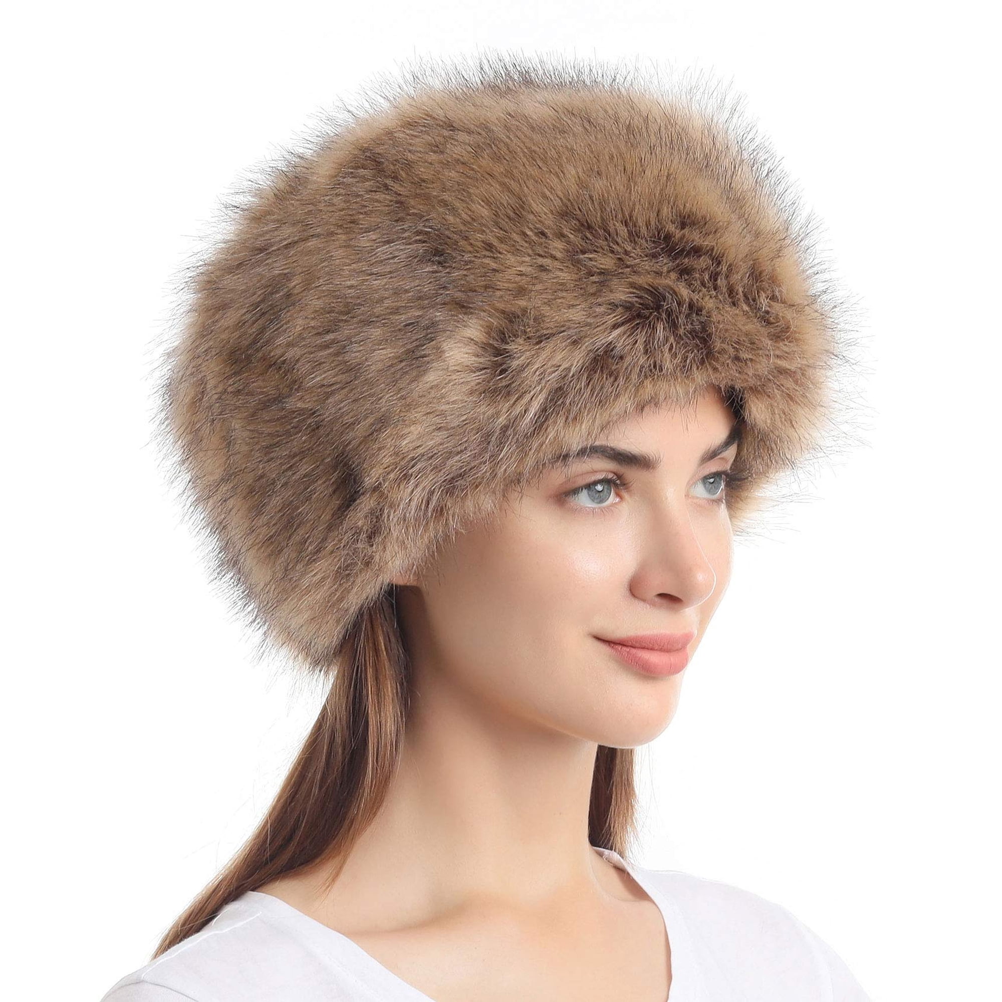 La Carrie - Sombrero De Piel Sintética Para Invierno Estilo Cosaco Para Mujer