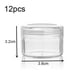 thumbnail image 2 of Frasco de plástico transparente vacío para almacenar cuentas con tapas de rosca redondeadas, 2 of 5