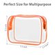 thumbnail image 3 of Bolsa de maquillaje transparente PACKISM, bolsa de aseo aprobada por la TSA, paquete de 3, 3 of 5