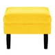 thumbnail image 5 of Sofa New Retro 3c + 2 Pouf Felpa 00 Amarillo, 5 of 6