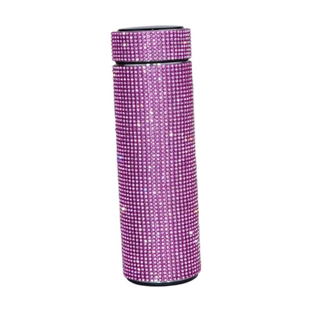 Botella Led Rosa Botella Térmica Portátil Con Pantalla LED De Temperatura Para Deportes ...