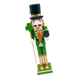 Bothyi - Figura De Cascanueces Del Día De San Patricio De 15 Pulgadas Para Una Tradición Navideña Estilo Versátil B