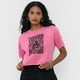 thumbnail image 3 of Polera Mujer Fun Manga Corta Crop Fucsia Corona, 3 of 5