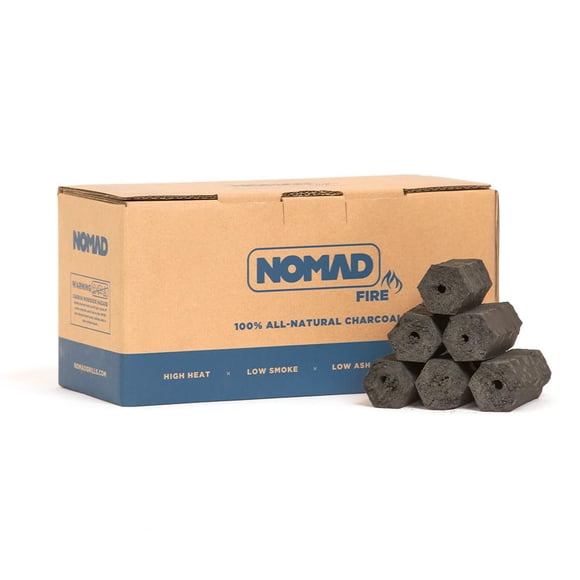 Carbón NOMAD Fire 100% de madera dura totalmente natural 4-6 h 4.5 kg