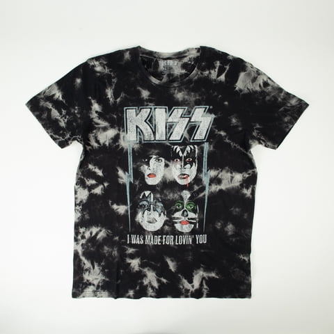 Polera Hombre You Kiss Band Tie Dye