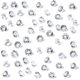thumbnail image 3 of 500 minidiamantes de cristal transparente Hansgo de Fake Crystals, 3 of 8