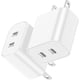 thumbnail image 1 of Bloque de carga rápida USB C de 20 W, paquete de 2 unidades para iPhone y iPad, 1 of 8