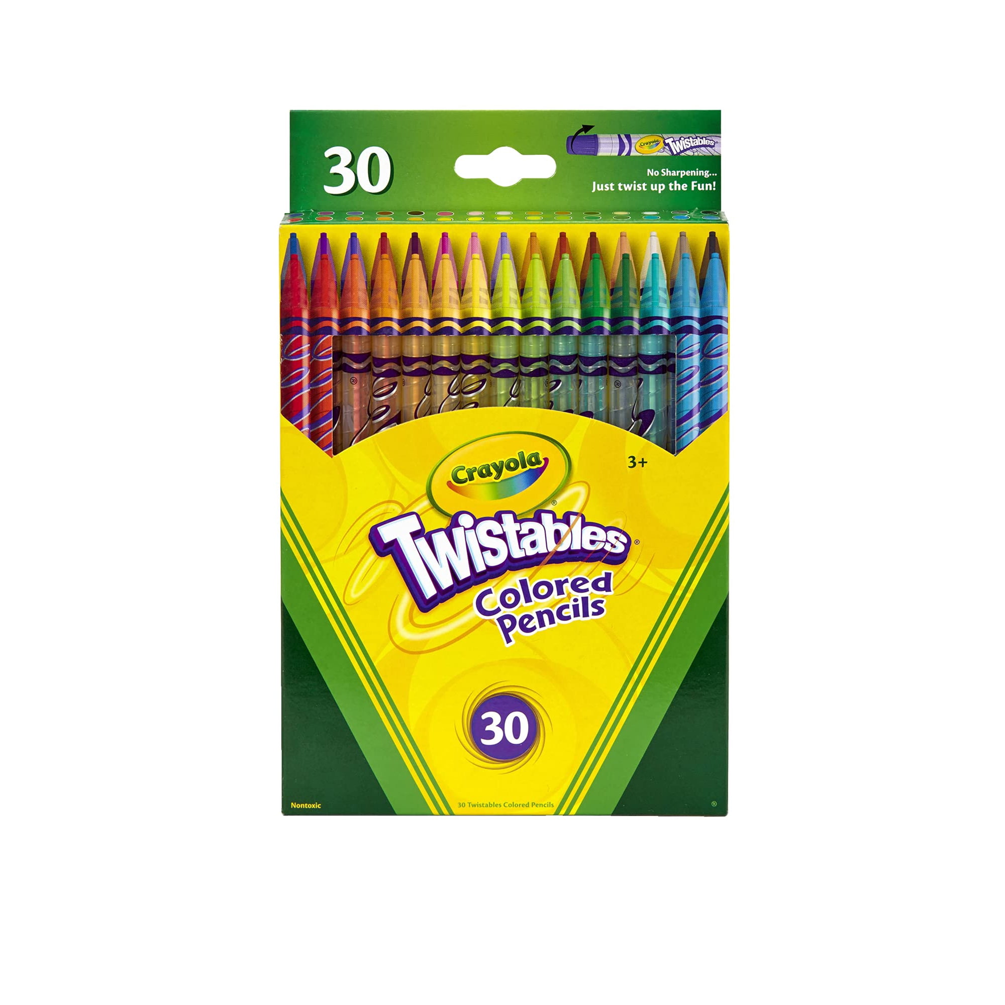 Lápices De Colores Crayola Twistables Always Sharp Para Niños, 30 Unidades