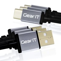 Cable Usb C Gearit, Paquete De 3 Unidades, 1 M, Tipo C A Usb-A 2.0, Carga Rápida