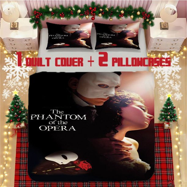 The Phantom of the Opera Style Soft Printed Bedding Set Polyester Fabric Decorative & Warm