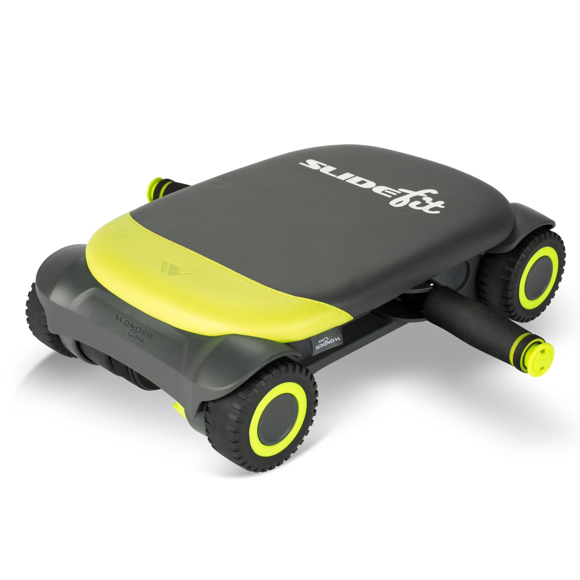 Rueda Ab Roller Wonder Core Slide Fit Con Soporte Para Codos, Color Verde