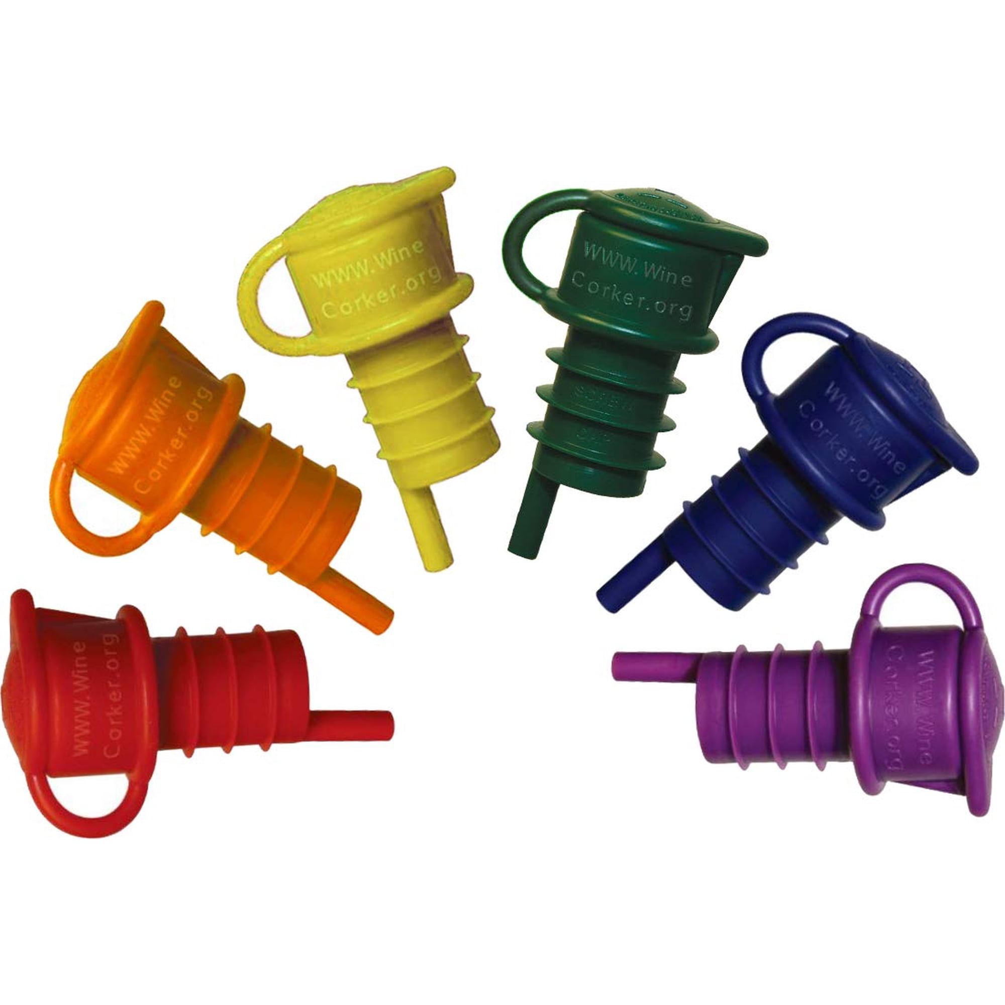Haley's Corker - Aireador, Tapón, Vertedor, Filtro Y Descorchador Para Vino (paquete De 6)