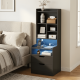 thumbnail image 1 of Velador alto con luz enchufe y estante 127x35x45cm, 1 of 3