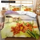thumbnail image 1 of x158 Bed SheetsChrysanthemum Duvet Cover Blooming Floral Branches Botanical Natural Bedding Set Flower Size Polyester Qulit Cover 3-Piece Bedding Set (1 Duvet Cover + 2 Pillow Shams) nj158, 1 of 5
