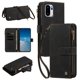 thumbnail image 5 of Funda Cartera para OnePlus 15R con Cremallera y Ranuras, Negro, 5 of 6
