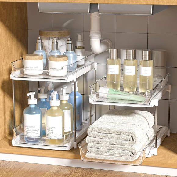 Organizador bajo lavabo Delamu 21x34x27 cm 4 cajones