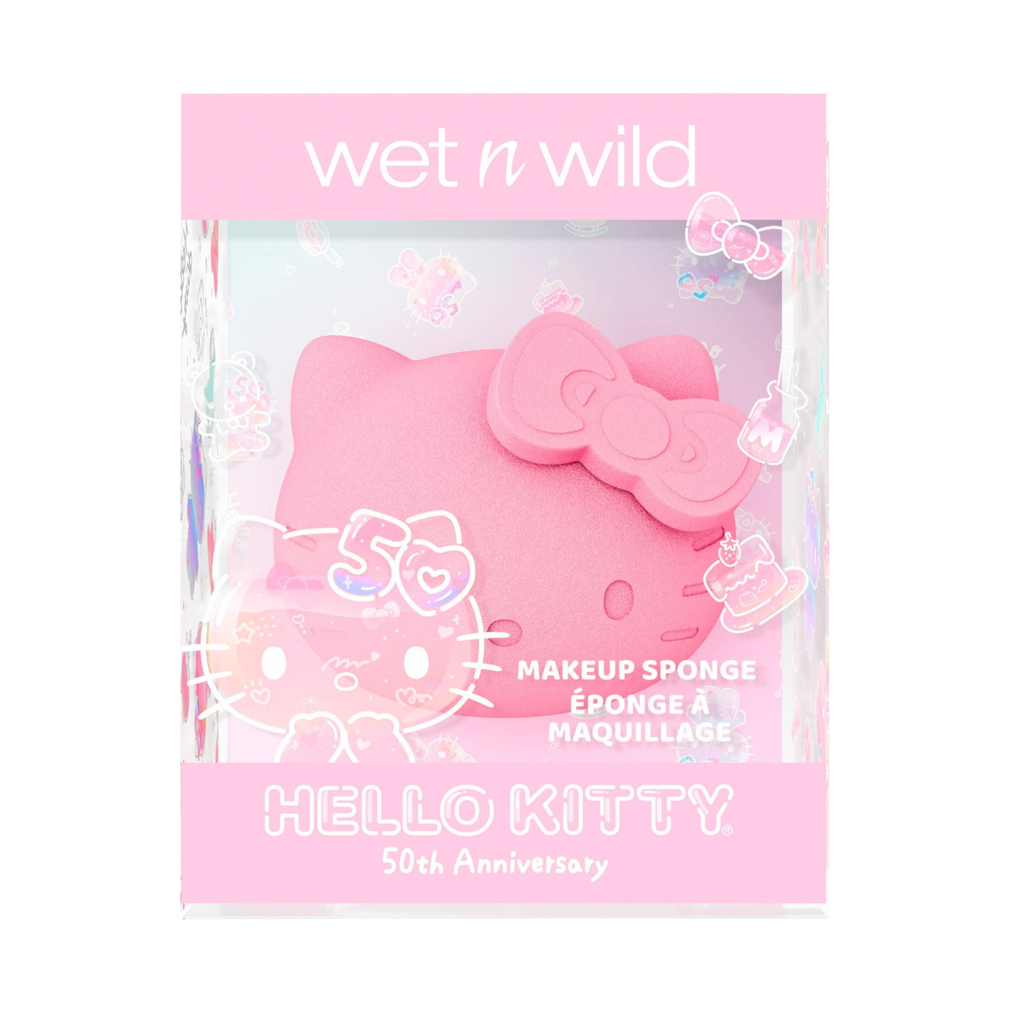 Wet N Wild - Esponja De Maquillaje Húmeda Y Salvaje Con Diseño 3d De Hello Kitty, Libre De Crueldad Animal