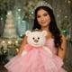 thumbnail image 2 of Oso de Peluche Kinnex Collections 51 cm Rosa Quinceañera, 2 of 8