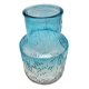 thumbnail image 3 of Florero Jarron Decorativo De Vidrio Florero Con Diseño azul, 3 of 5