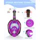thumbnail image 2 of Máscara de snorkel Greatever G2 de cara completa con sistema Dry Top y soporte, 2 of 6