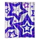 thumbnail image 1 of Cortina de ducha de estrella, juego de cortina de baño con ganchos, tamaño 60 x 72 pulgadas, 1 of 3