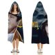 thumbnail image 3 of Barrio Chino Manta Capa Con Capucha Anti bolitas Manta De Lana Ártica Suave Manta Portátil De Felpa Ligera Y Lujosa Poncho Para Siesta En Casa Y Oficina 100*130cm, 3 of 6
