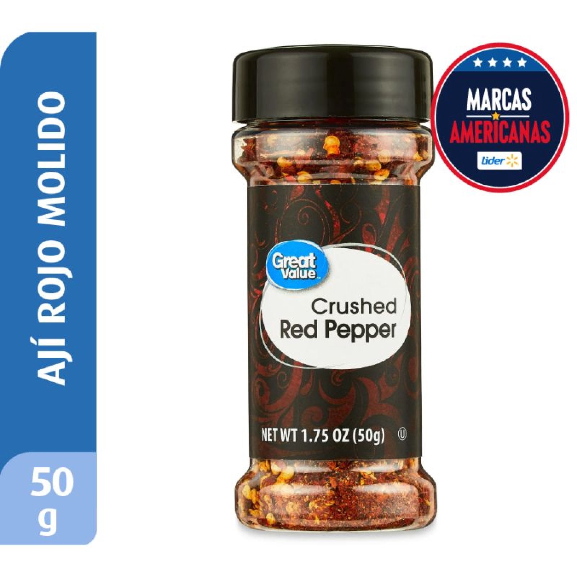 Ají Rojo Molido Frasco 50 g Great Value