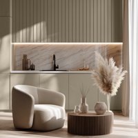 Masisa - Revestimiento Micro Ripado 50 Visón 2480X218Mm