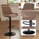 thumbnail image 4 of Juego de 3 taburetes de bar ajustables y giratorios de PU Youhauchair, 4 of 7