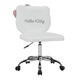 thumbnail image 4 of Silla giratoria blanca Hello Kitty® Impressions Vanity, 4 of 5