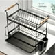 thumbnail image 3 of Secaplatos Escurridor Acero Inox Bilbao 2 Niveles negro, 3 of 7
